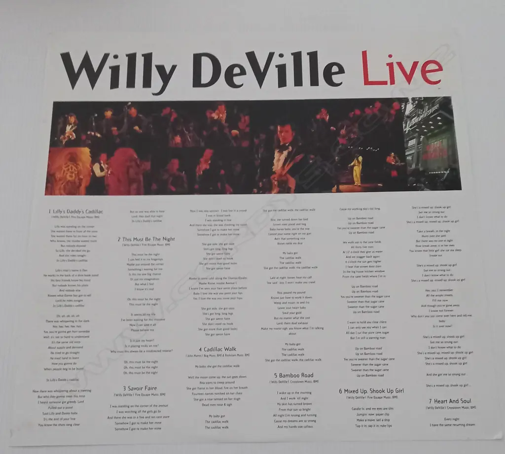 Willy DeVille, (Live) Image 1++